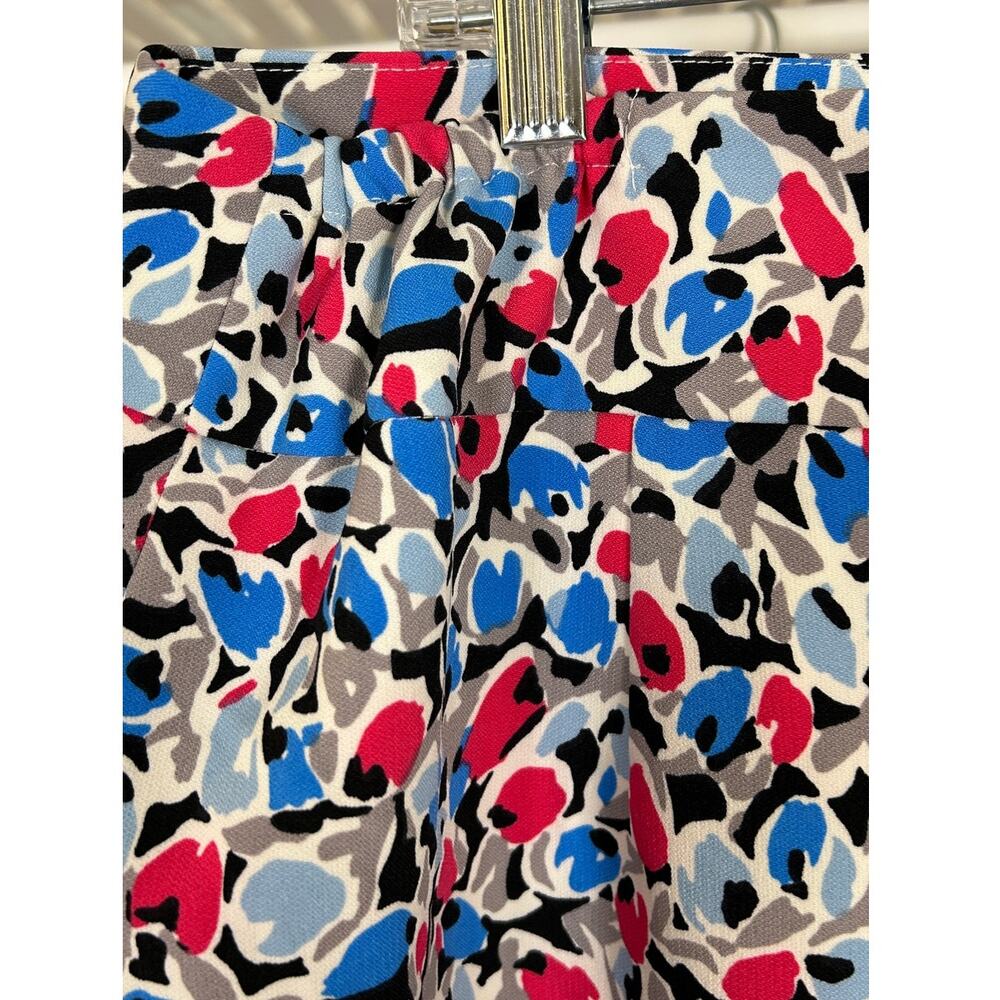Nine West Womens Sz 14W Multicolor Floral Knee Length Straight Pencil Skirt#0277 - Picture 3 of 12